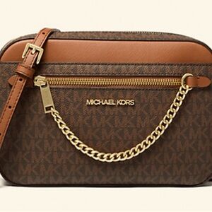 Michael Kors Jet Set Large Logo Crossbody